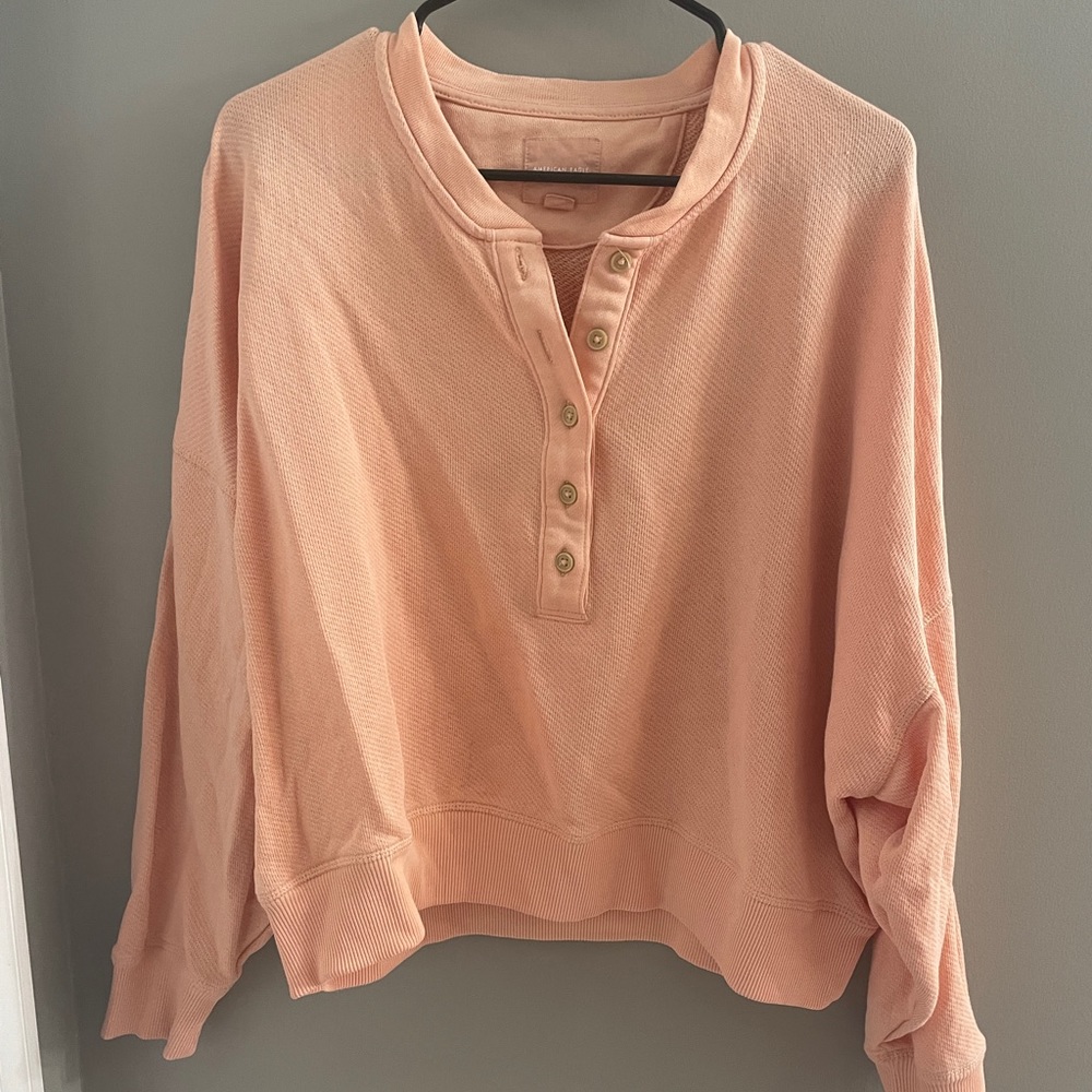 Orange American eagle sweater